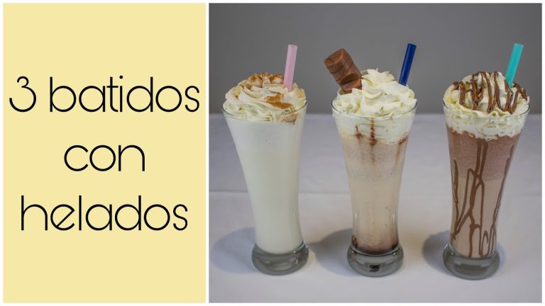Cómo preparar un delicioso batido con helado de leche merengada en casa