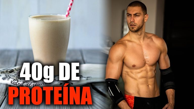 Batido de 40 gramos de proteína: receta fácil y nutritiva
