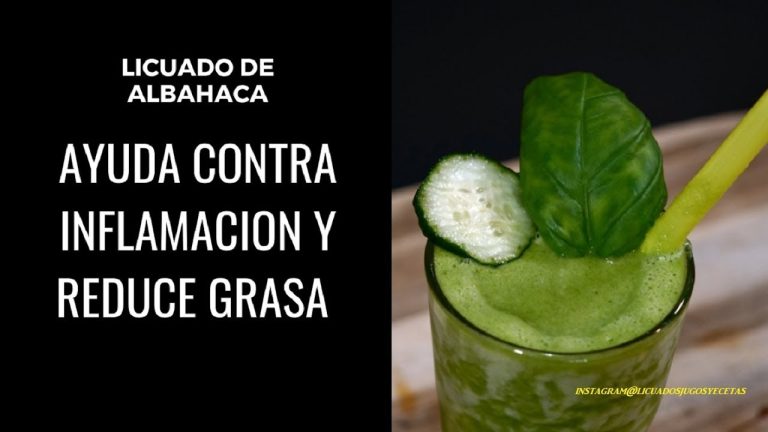 batido de albahaca