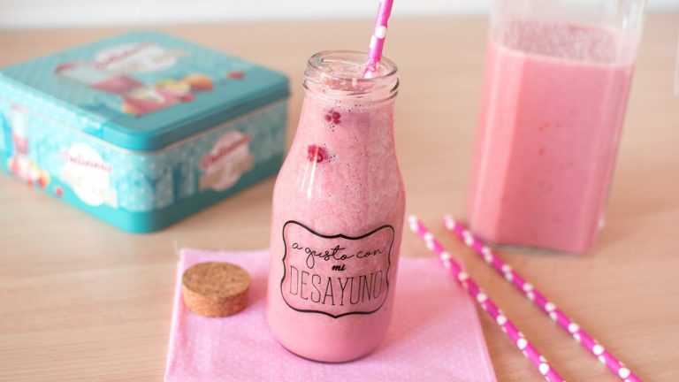 Delicioso batido de frambuesa: receta fácil y saludable