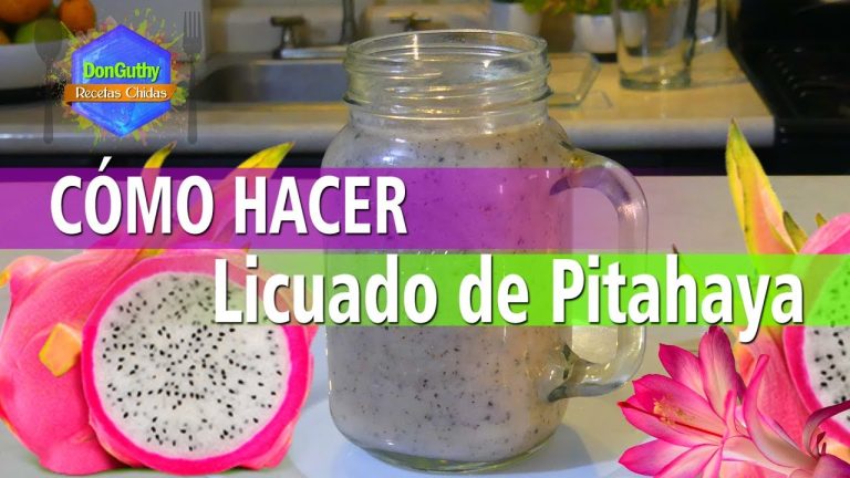 Receta fácil de batido de fruta del dragón: beneficios y preparación