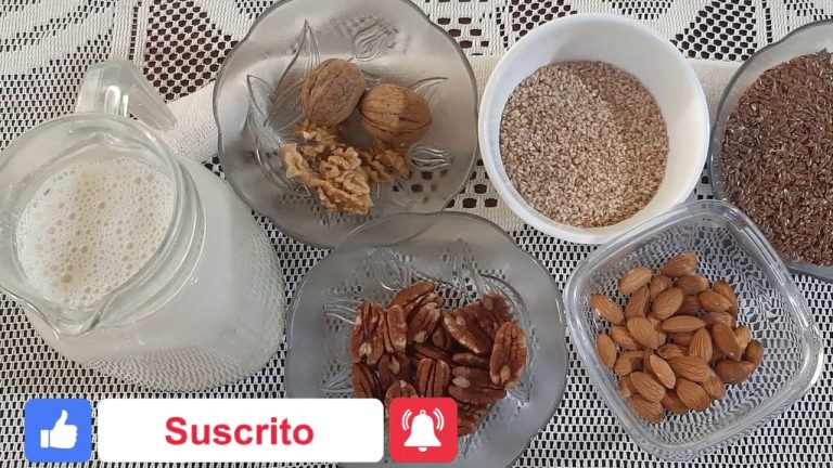 batido de frutas y frutos secos