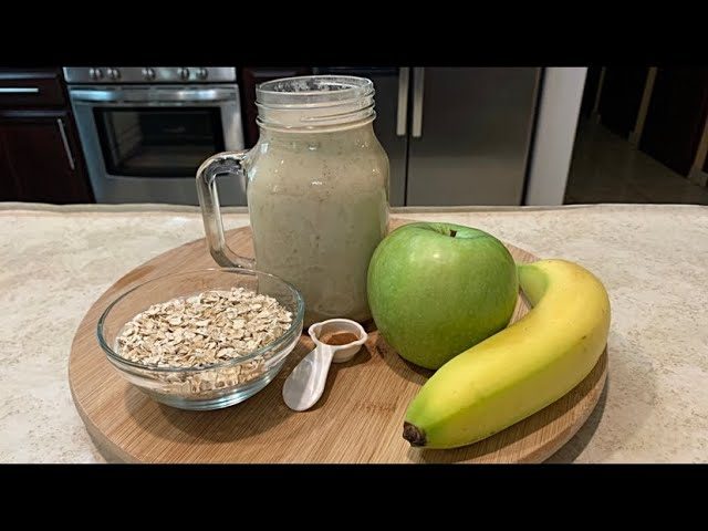 Batido de leche, plátano y manzana: receta saludable y deliciosa