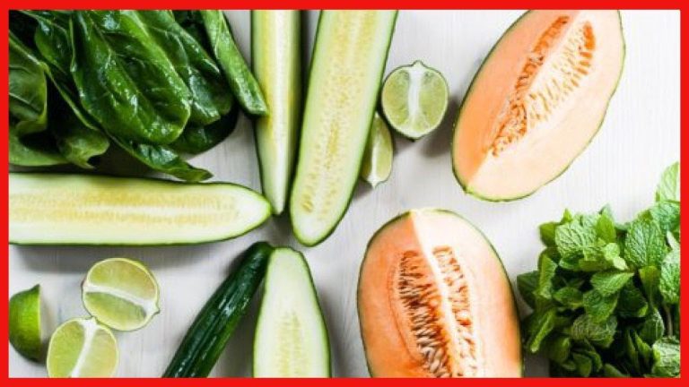 batido de melon y espinacas