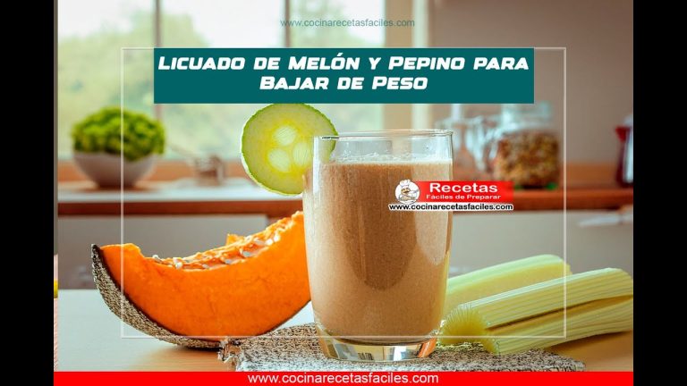 Delicioso batido de melón y pepino: receta fácil y saludable