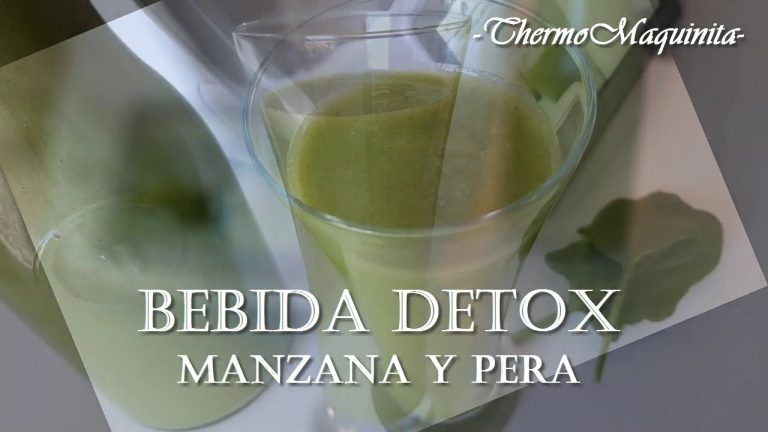 batido de pera thermomix