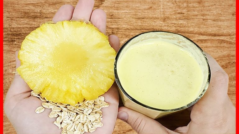Batido de piña para adelgazar en la noche: receta fácil y saludable