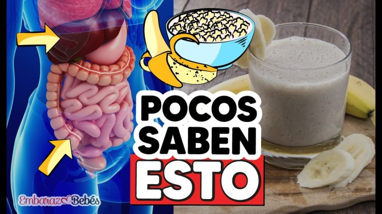 Receta fácil de batido de plátano, avena, huevo y leche para un desayuno nutritivo