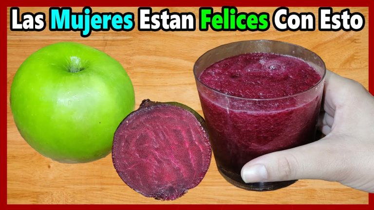 batido de remolacha y manzana
