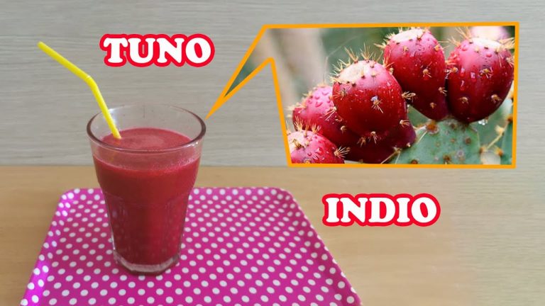 Beneficios del batido de tuno indio: receta y propiedades nutricionales