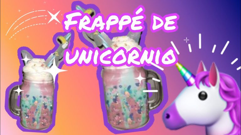 Receta fácil de batido de unicornio: elige colores y sabores mágicos