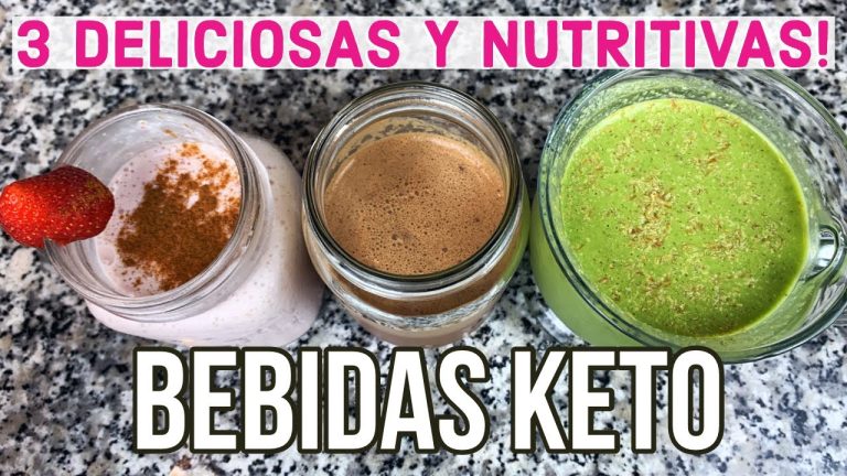 batido keto con leche de coco