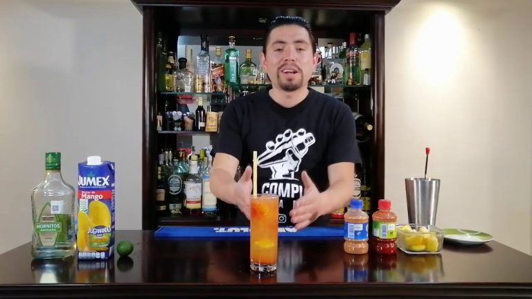 smoothie de mango con tequila