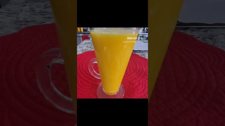 Receta fácil de smoothie de mango congelado: refrescante y saludable