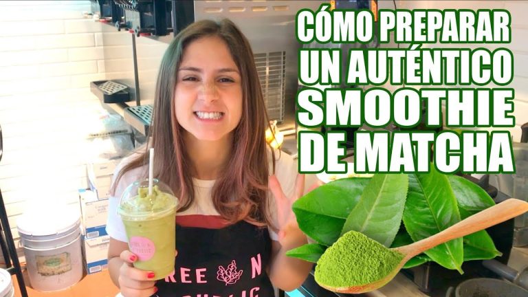smoothie de matcha
