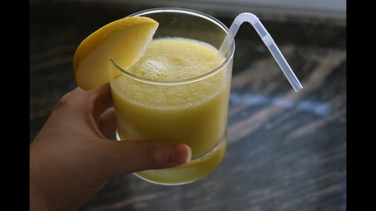 Receta fácil de smoothie de pepino y manzana para una bebida refrescante