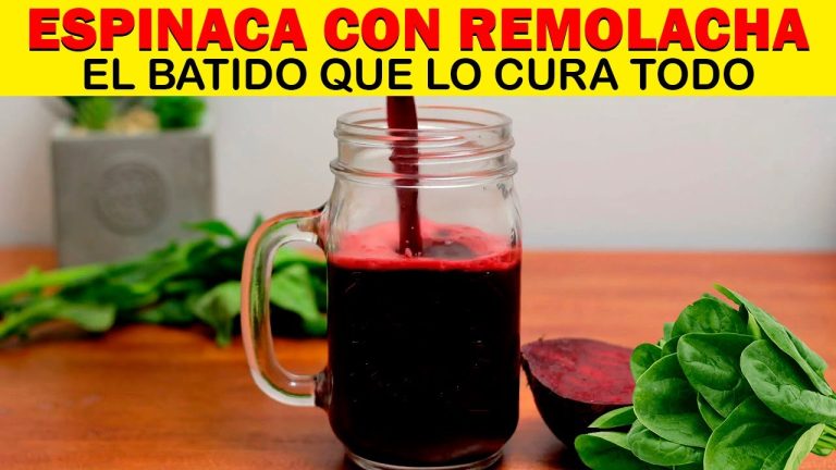 smoothie de remolacha y espinaca