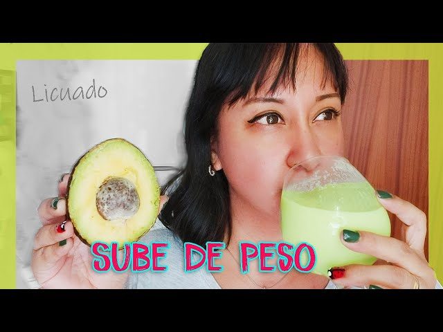 Batido de aguacate para engordar: receta fácil y nutritiva