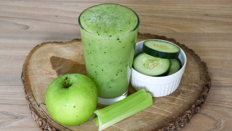 batido de apio manzana y pepino