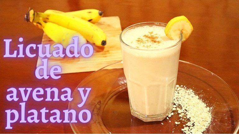 Batido de avena, banana y leche: receta saludable y nutritiva