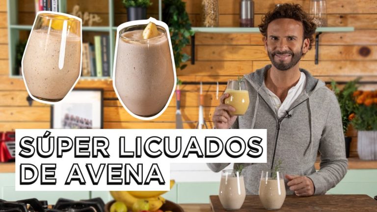 batido de avena con leche