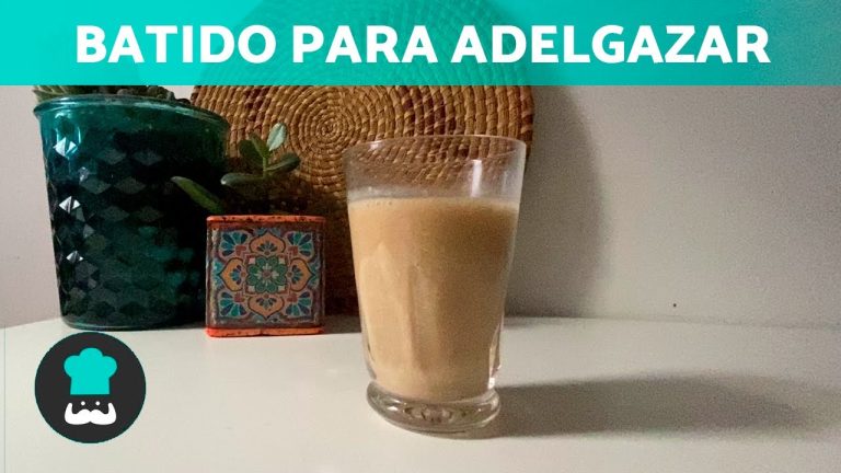batido de avena con manzana para bajar de peso