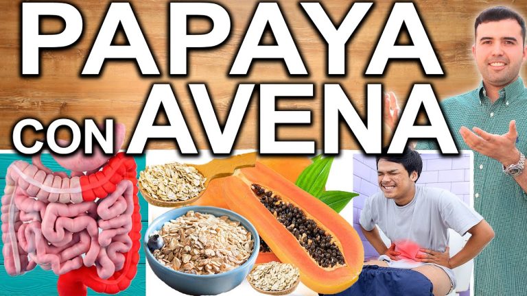 batido de avena y papaya para limpiar el colon