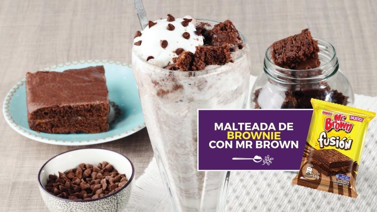 batido de brownie