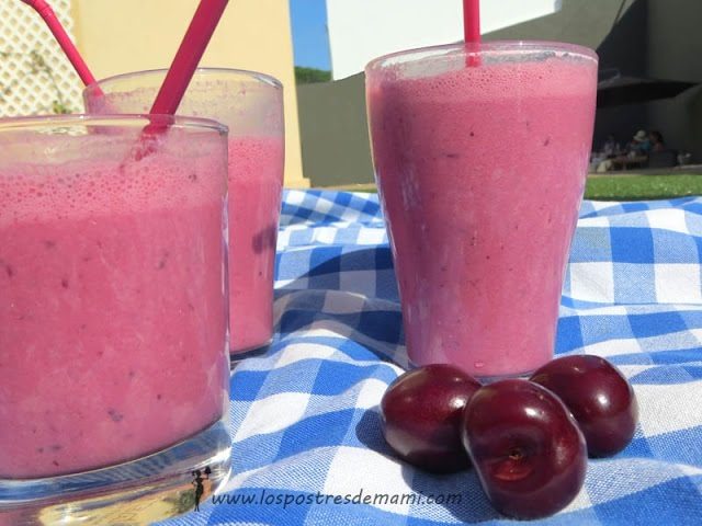 batido de cereza