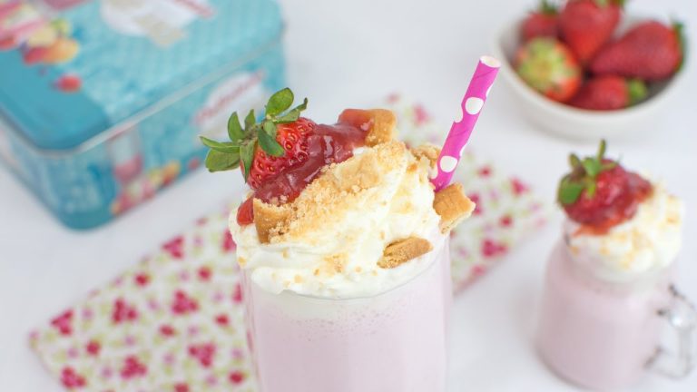 Receta fácil de batido de cheesecake: delicioso y cremoso