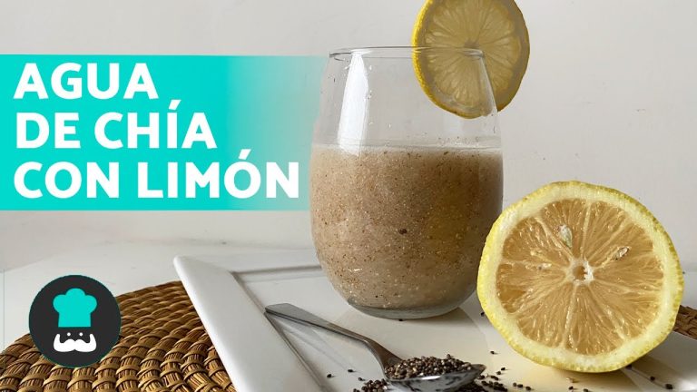 batido de chia y limon