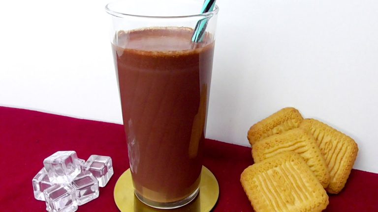 batido de chocolate sin lactosa