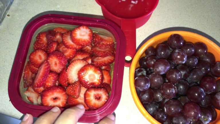 batido de fresa y uva