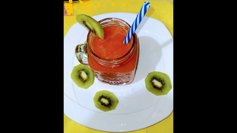 batido de kiwi y papaya