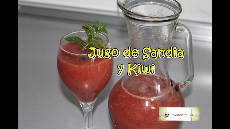 batido de kiwi y sandia