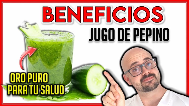 batido de limon y pepino
