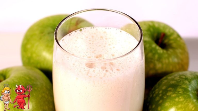 Receta de batido de manzana y leche: saludable y delicioso