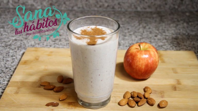 Receta fácil de batido de manzana y yogur: saludable y delicioso