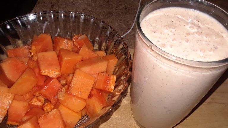 Batido de papaya, avena y linaza: receta saludable y nutritiva