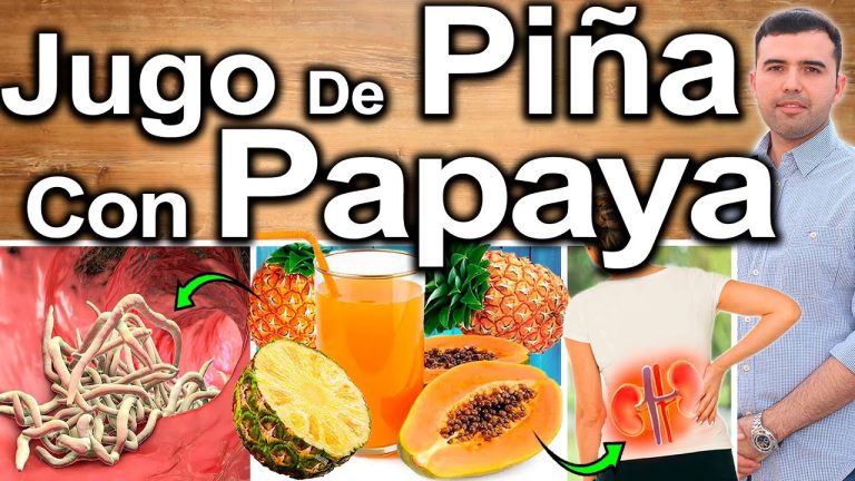 batido de papaya con piña
