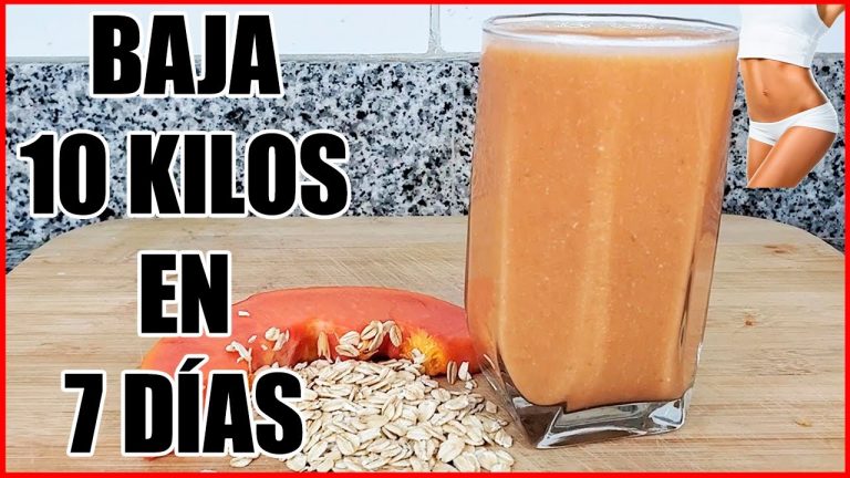 Batido de papaya y avena para adelgazar: receta saludable y fácil