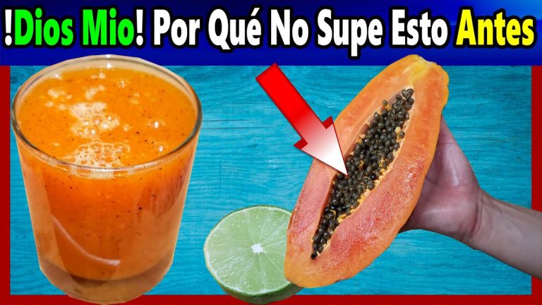 batido de papaya y limon