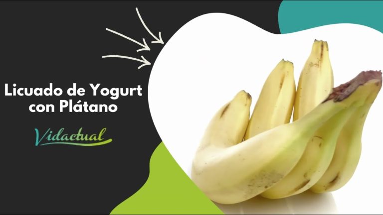 batido de platano yogur y leche