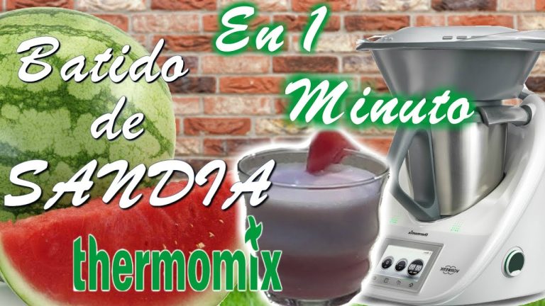 batido de sandía y yogur thermomix