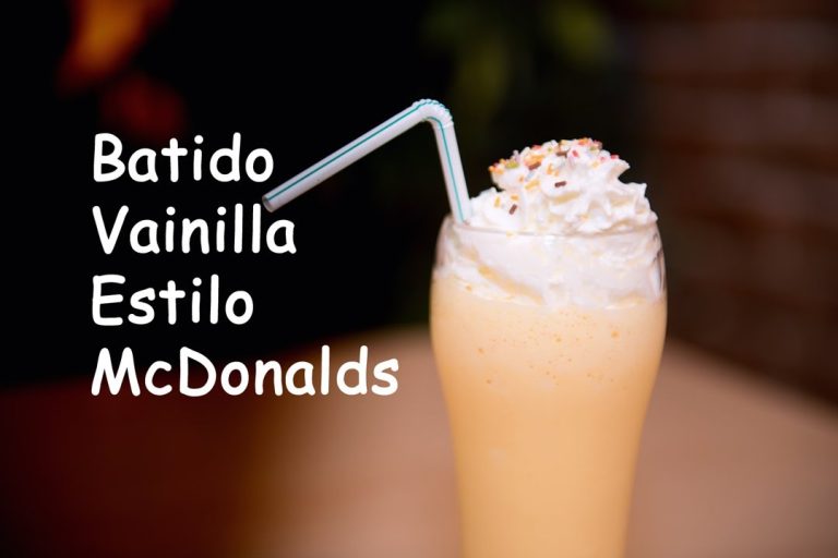 batido de vainilla mcdonalds