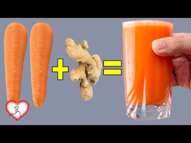 batido de zanahoria y jengibre