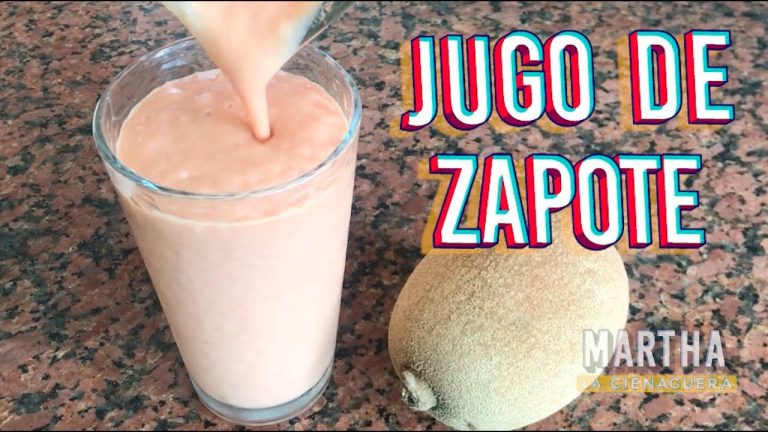 Receta fácil de batido de zapote: beneficios y preparación