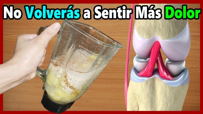 batido para dolor de rodillas