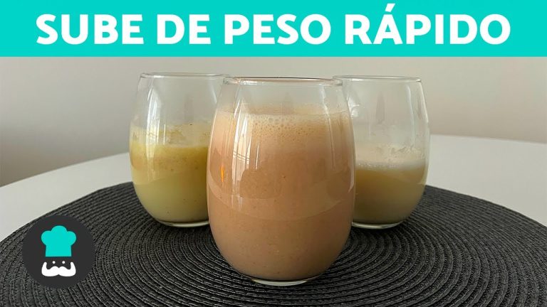 batido para subir de peso rapido