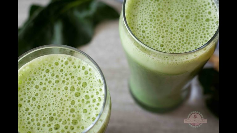 batido verde de espinacas